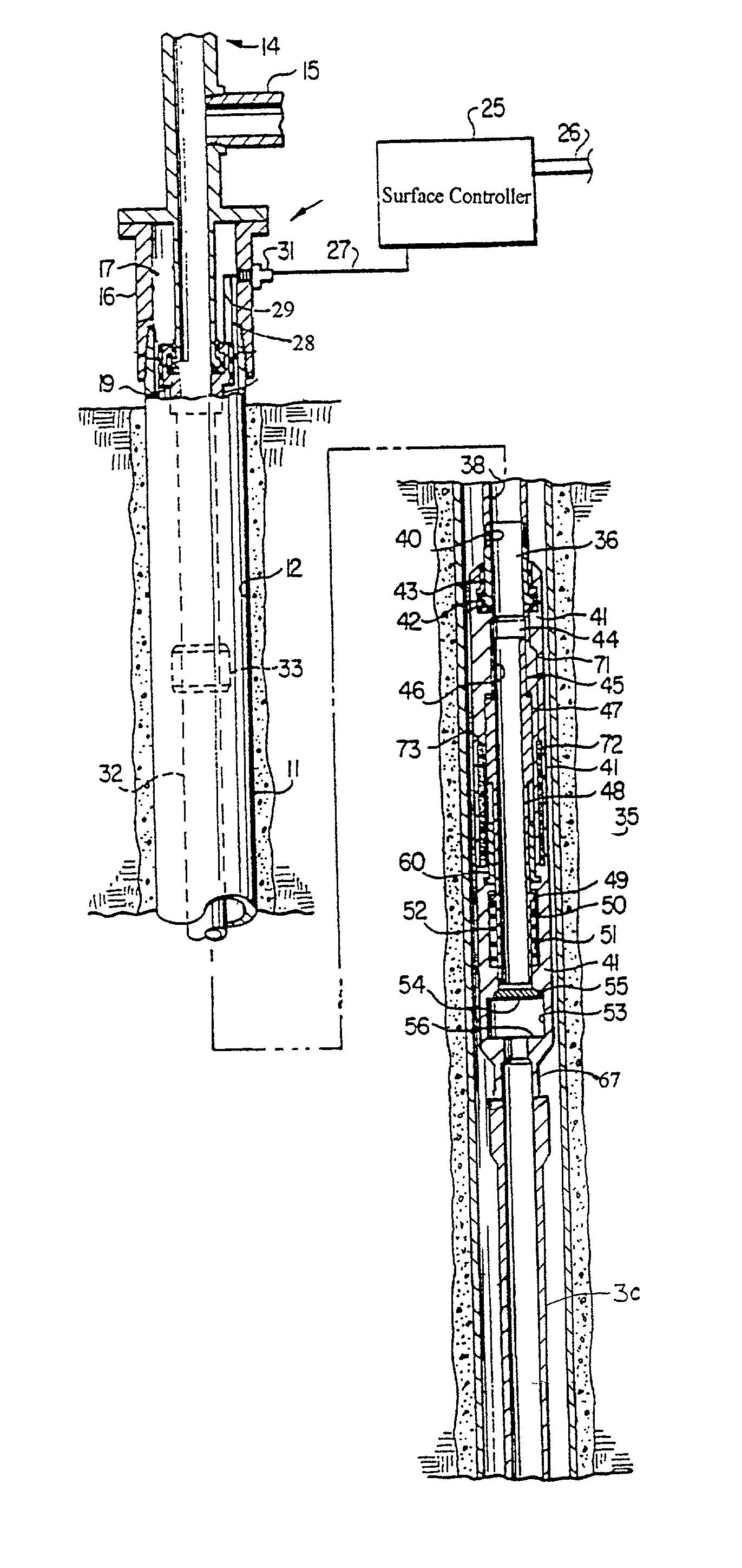 Deep-set subsurface safety valve assembly