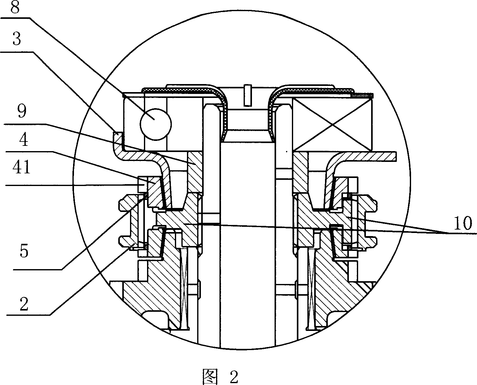 Vehicle reverse gear synchronous mechanism