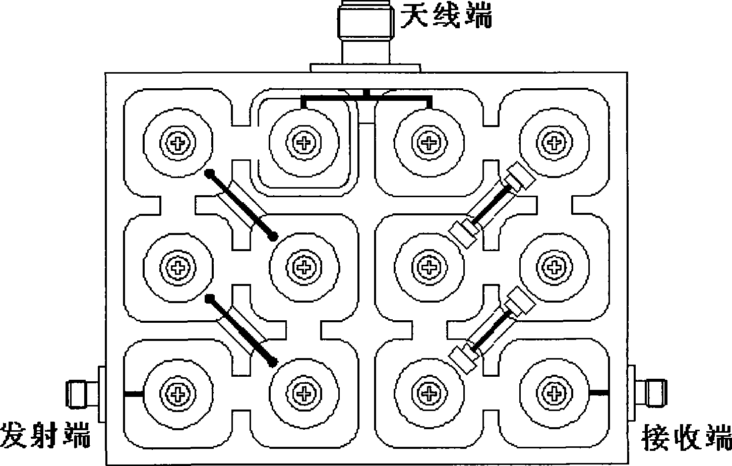 Microstrip linear filter, duplexer and radio-frequency device