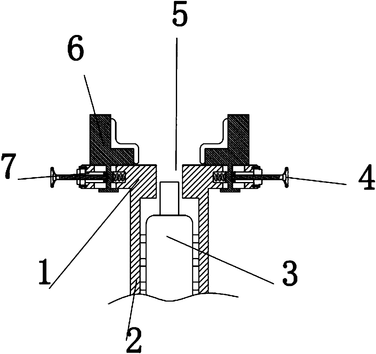 Quick assembling device for permanent magnet rotating machine