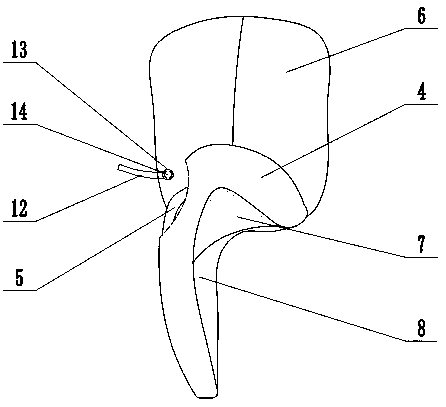 Protective mask for occupational health of medical staff