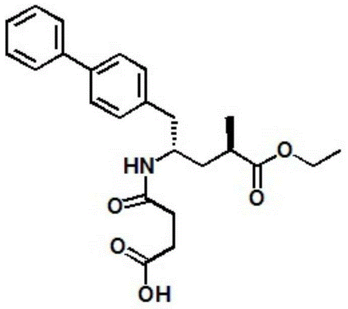 Method for preparing cardiotonic drug LCZ696