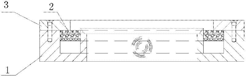 Device for producing liquid film capable of adjusting thickness