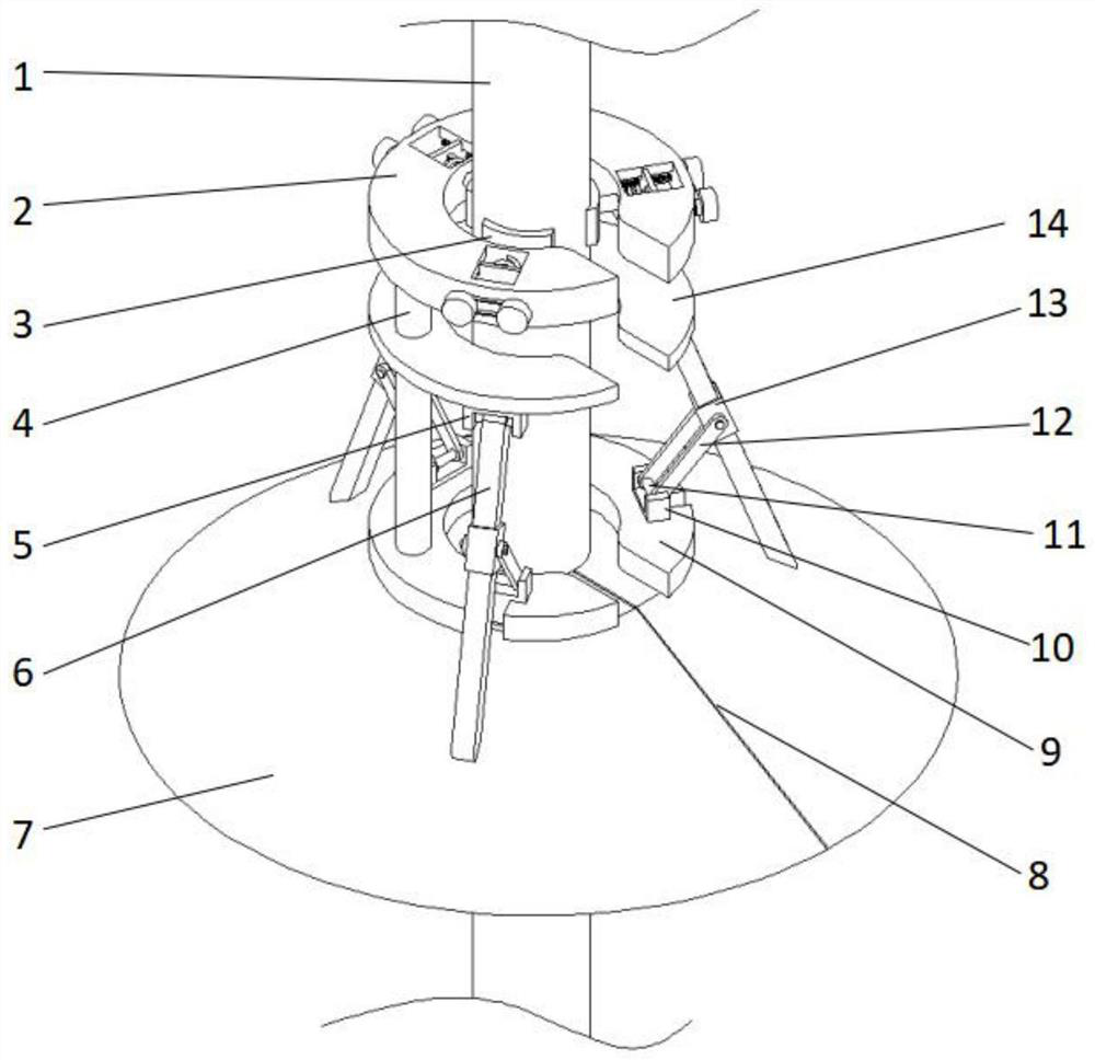 Anti-splashing device based on liver interventional therapy