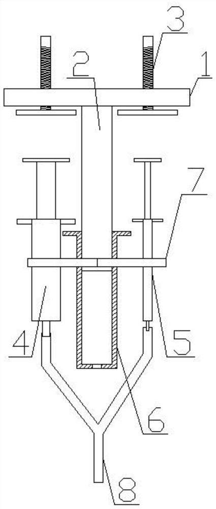 Wound surface or sinus tract gel dressing injection device