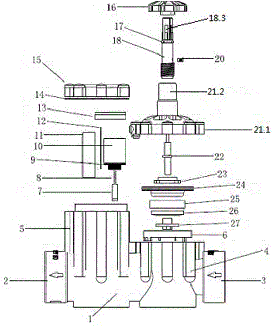 Manual-automatic integration type wireless-control intelligent electromagnetic valve