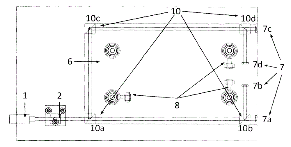 Air floatation vibration isolation platform on basis of air floatation zero-position reference and laser auto-collimation measurement