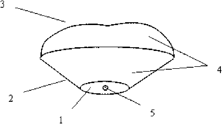 Method for manufacturing LED streetlight lens and lens thereof