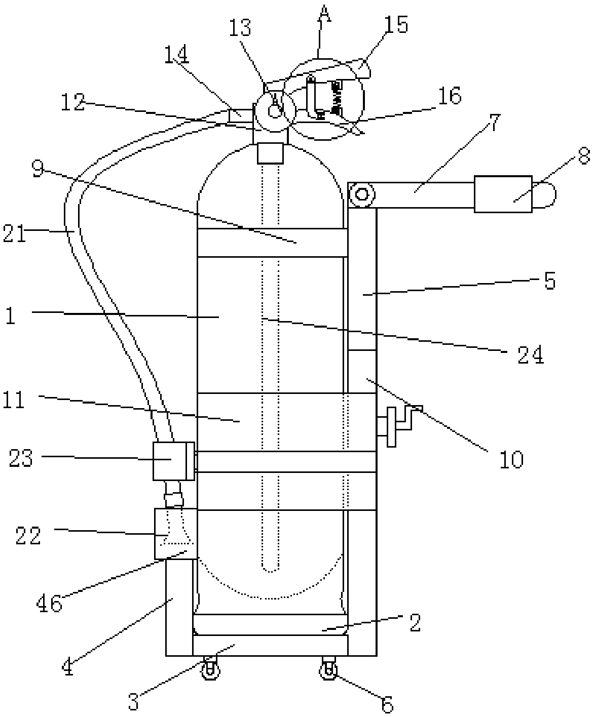 Environment-friendly fire extinguishing device