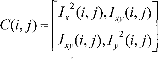 Method for fusing moon surface multispectral image based on angular point measurement