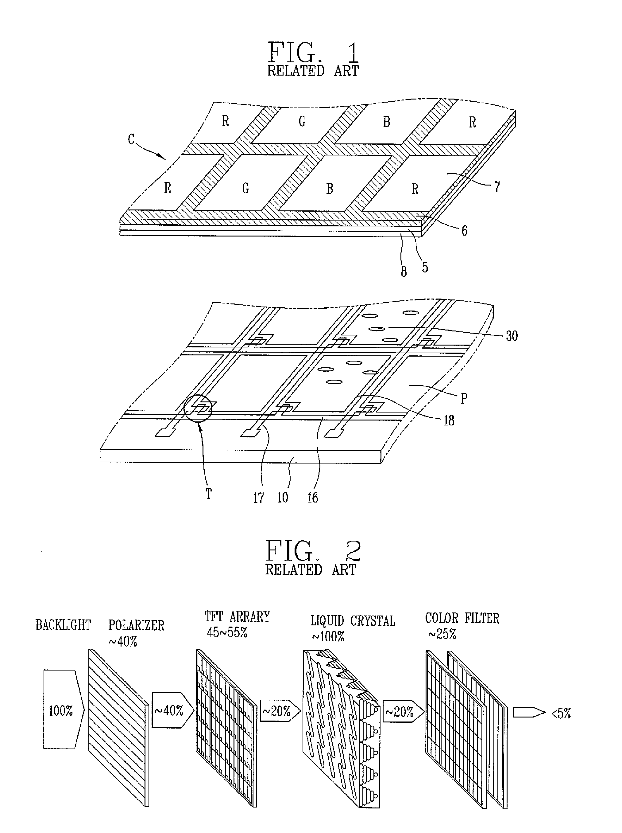 Color filter using surface plasmon, liquid crystal display device and method for fabricating the same