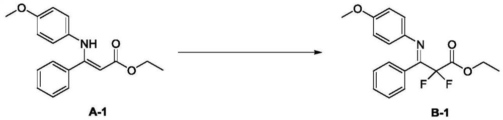 A kind of imine compound substituted by difluoroacetate and preparation method thereof