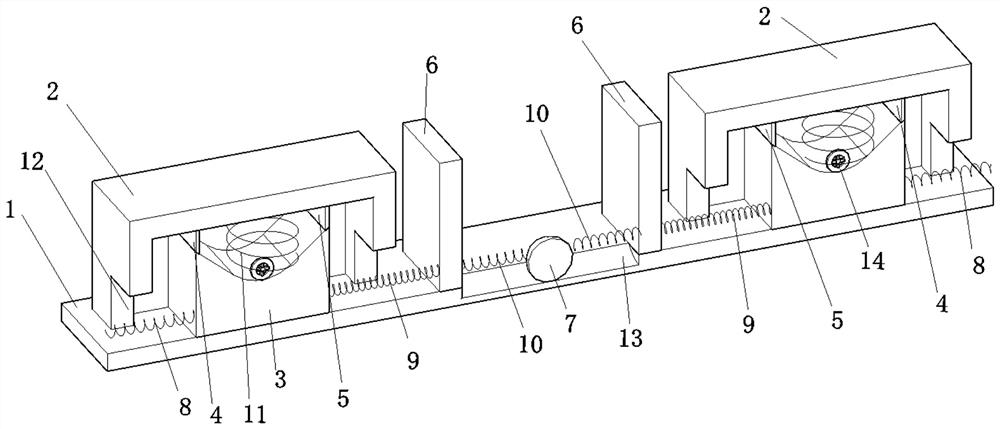 Friction and gravity energy dissipation type bridge anti-seismic check block and construction method thereof