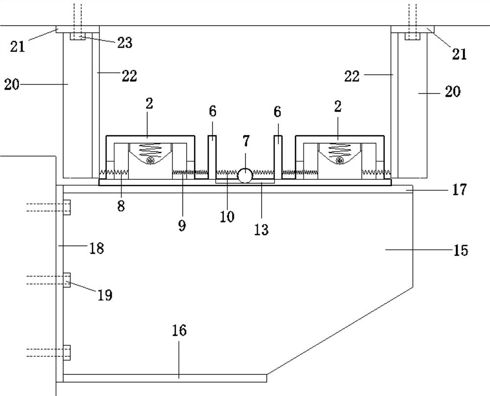 Friction and gravity energy dissipation type bridge anti-seismic check block and construction method thereof