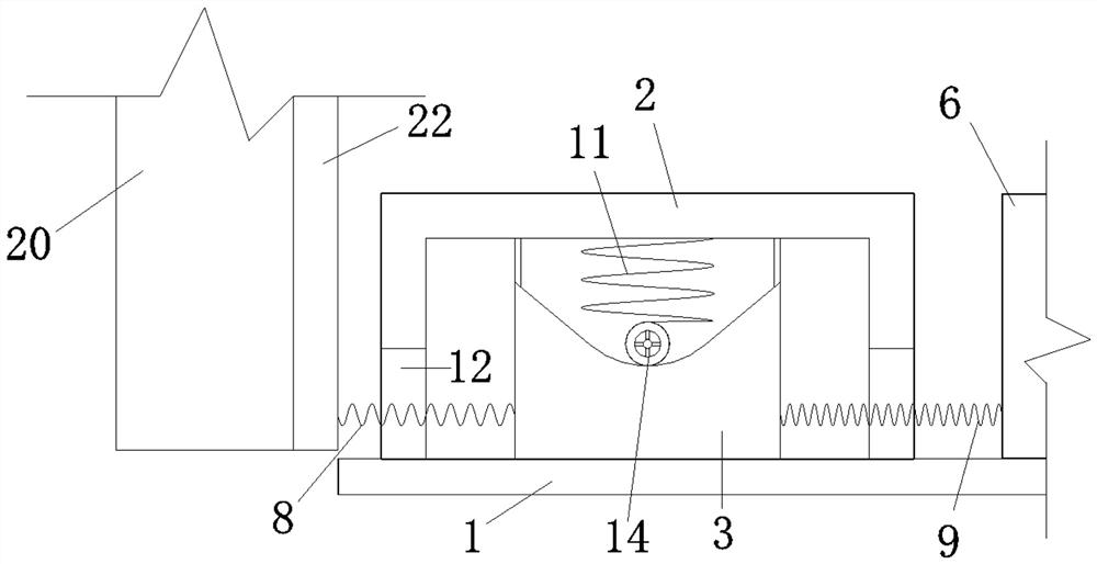 Friction and gravity energy dissipation type bridge anti-seismic check block and construction method thereof