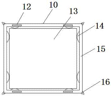 Device with high safety performance for pressing rubber