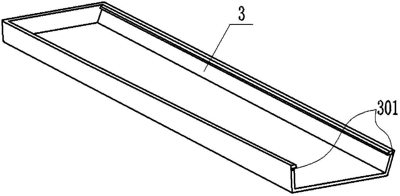 Track bed ice-melting water-draining protection device