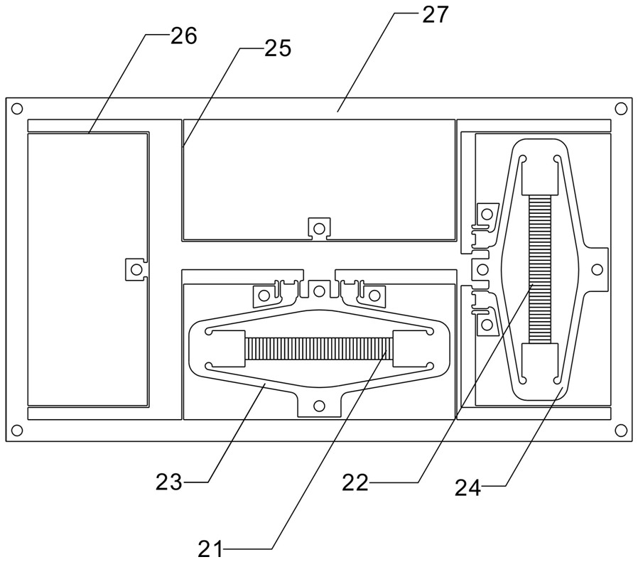 Two-dimensional piezoelectric positioning table with large stroke