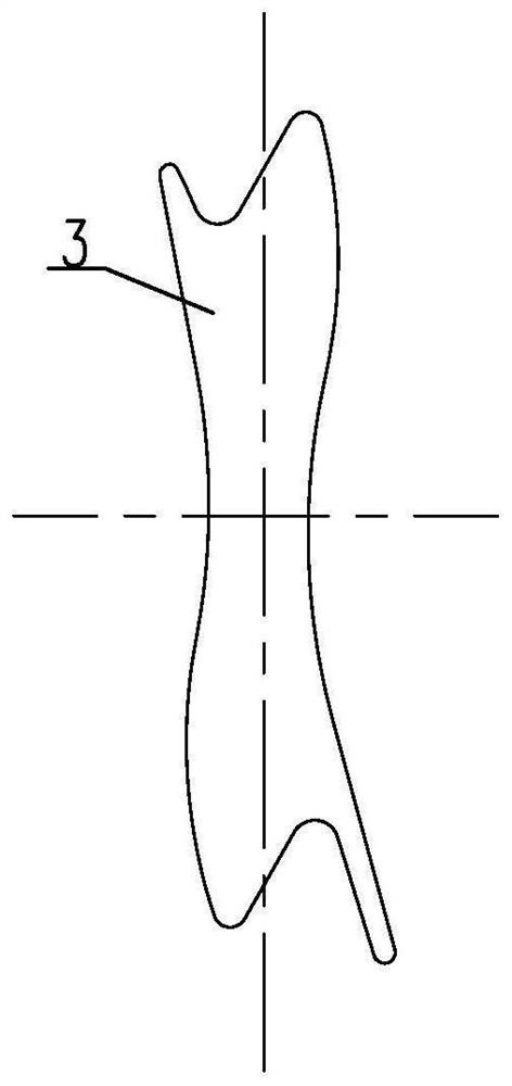 2000mm last-stage moving blade for half-speed nuclear turbine