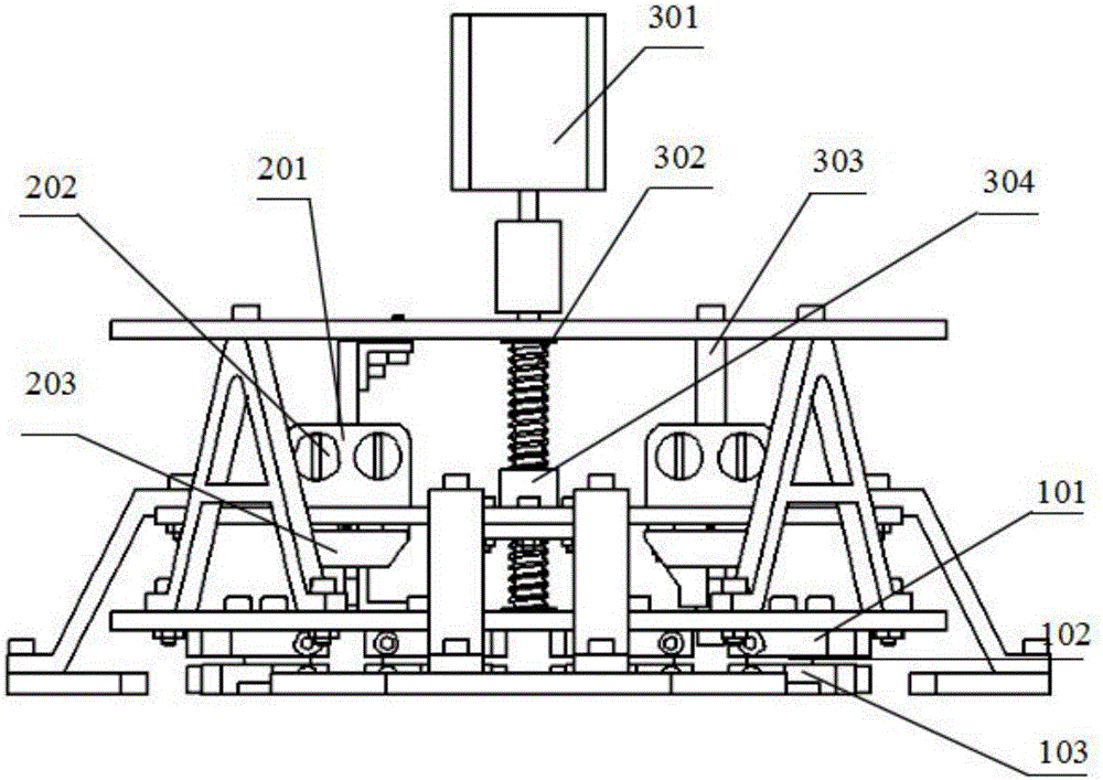 Bionic dry adhesion mechanism based on loading of composite constant-force spring