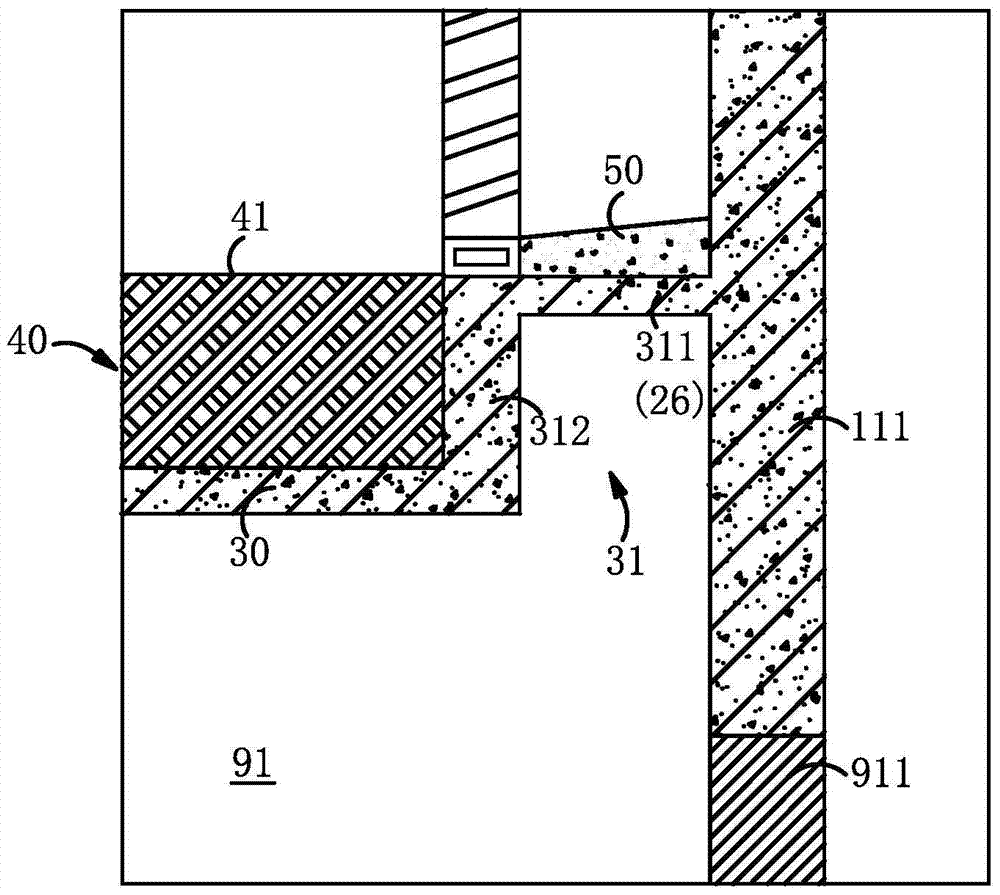 Ventilation shaft structure with rain-proof louvers