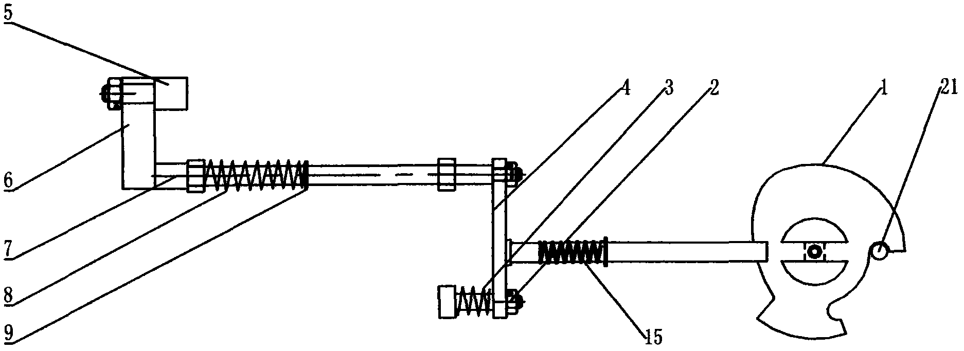 Mechanical latching mechanism of explosion-proof switching box