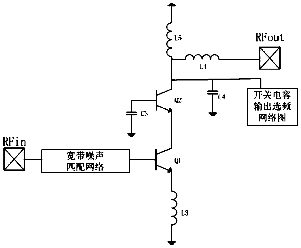 Tunable broadband low-noise amplifier