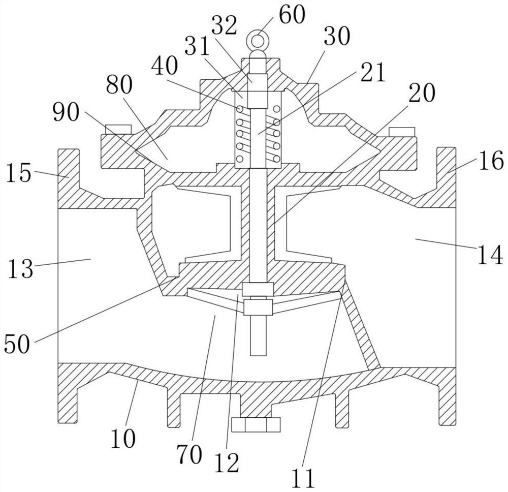 Hydraulic control valve for hydraulically controlling opening pressure