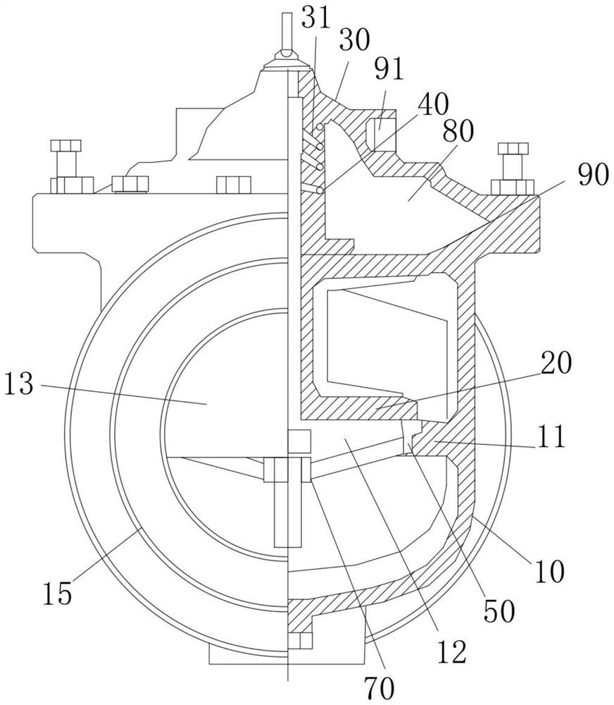 Hydraulic control valve for hydraulically controlling opening pressure