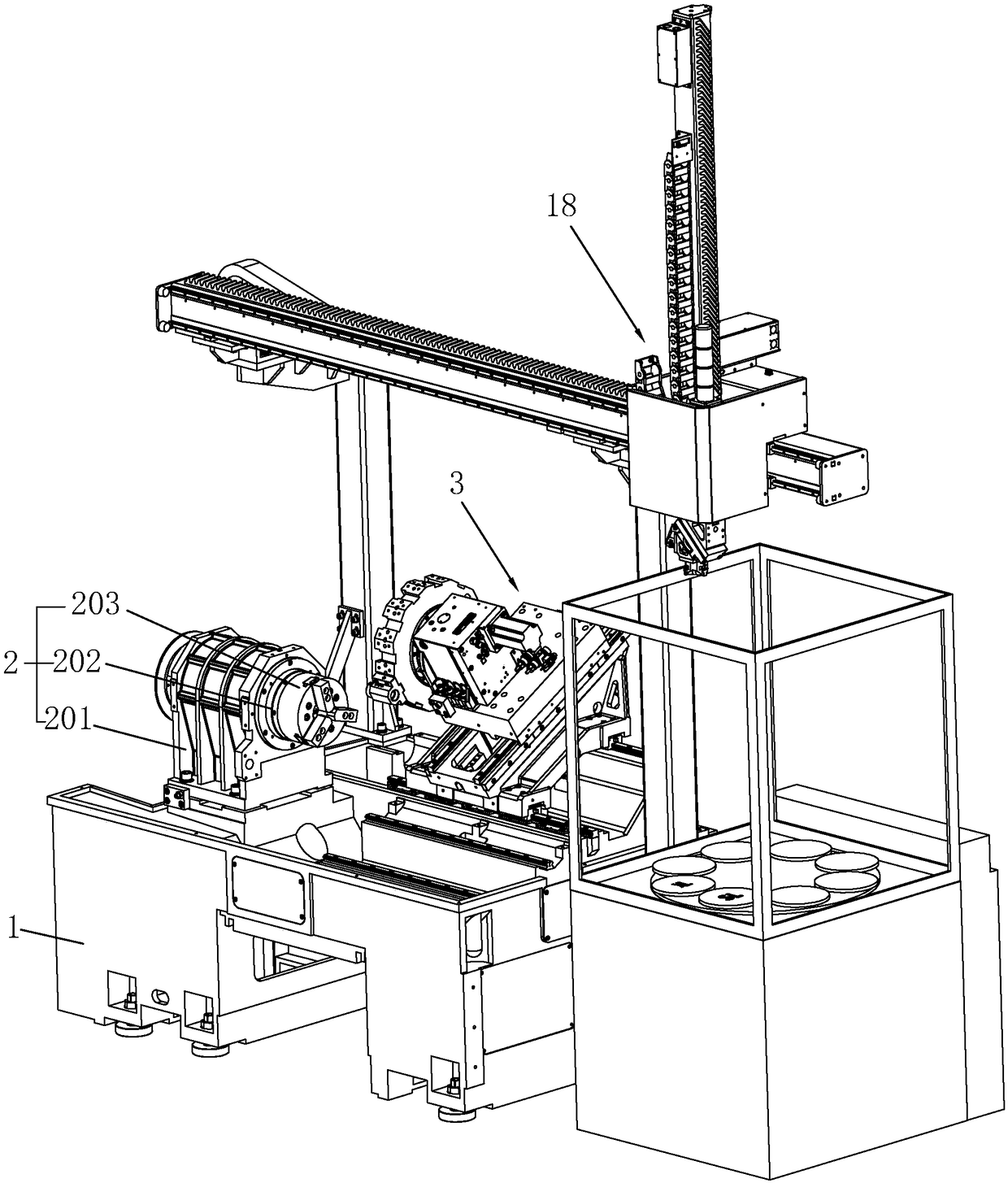 Numerical control machine tool