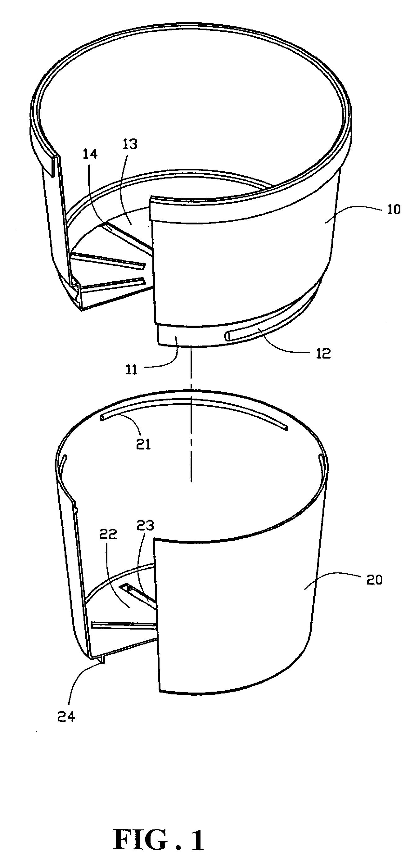 Plantation pot that facilitates replacement of soil