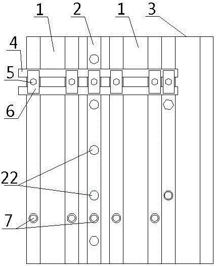 Tool-combined-type irregular-angle building formwork