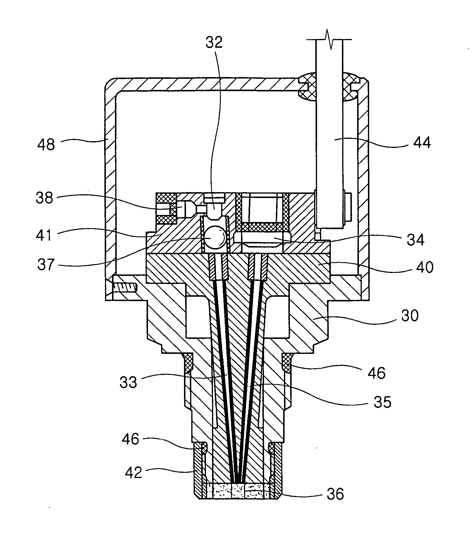 Method and device for monitoring oil oxidation in real time by measuring fluorescence