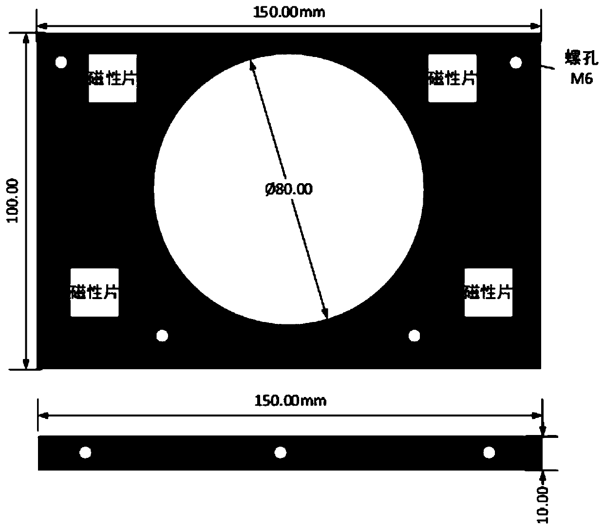 Terahertz dielectric property testing device and method for flaky high-molecular polymer