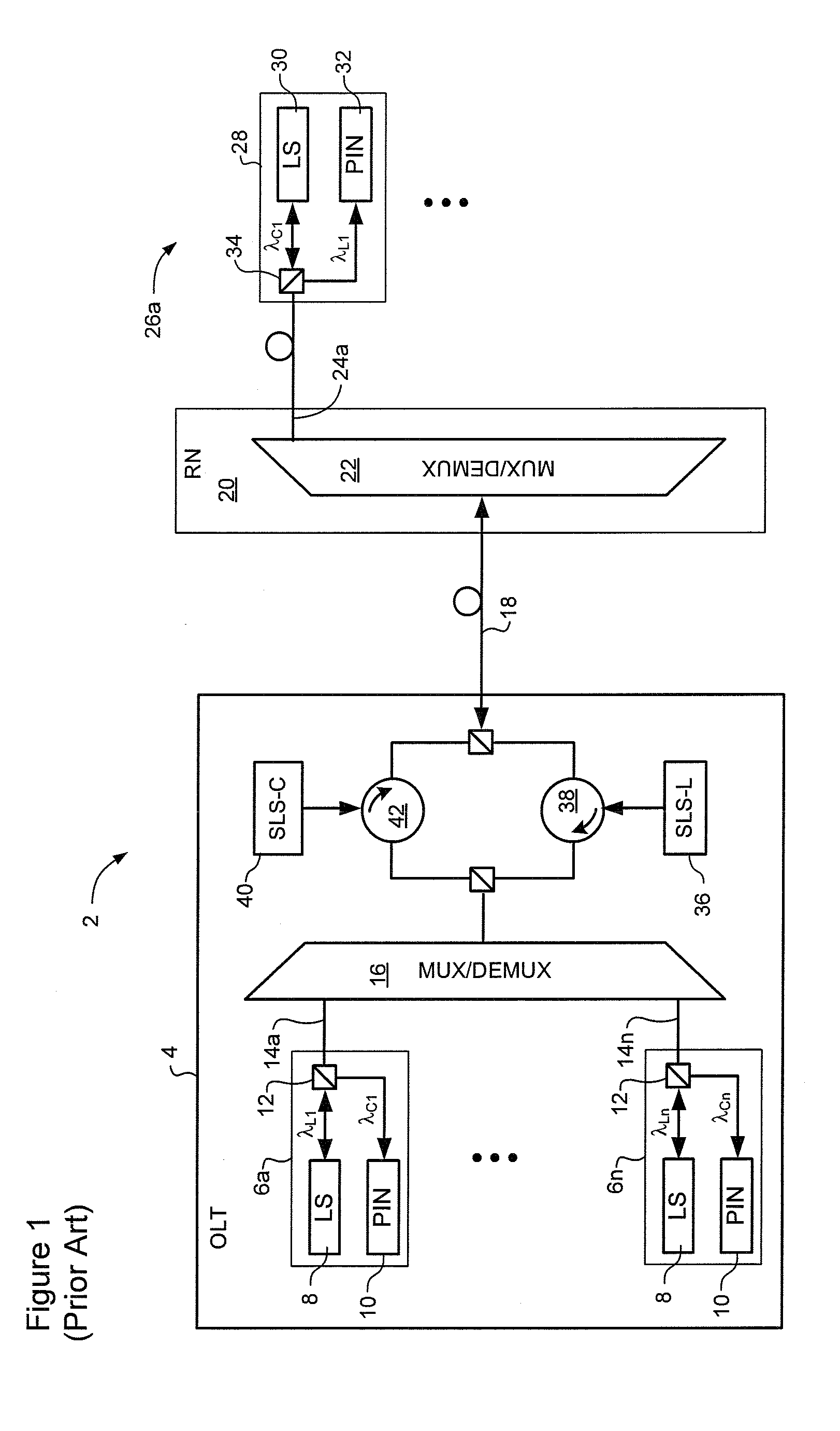 Seeding WDM PON system based on quantum dot multi-wavelength laser source