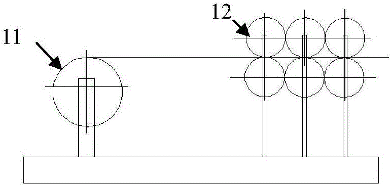 Device and method for manufacturing enhanced type welding columns