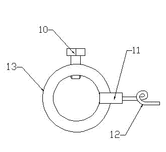 Intermittent sizing device for dyed yarns and sizing technology thereof