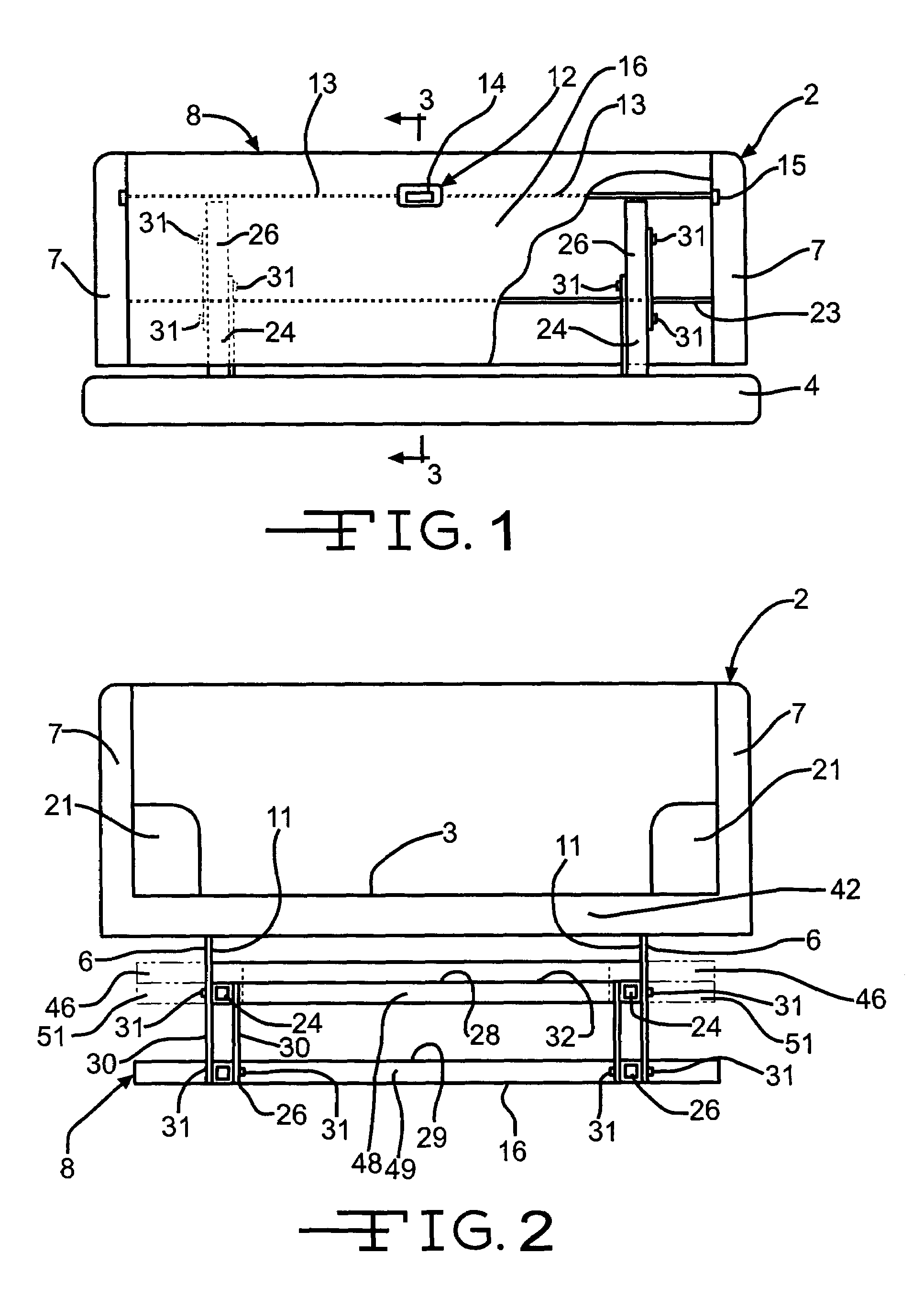 Tailgate assembly with integral steps