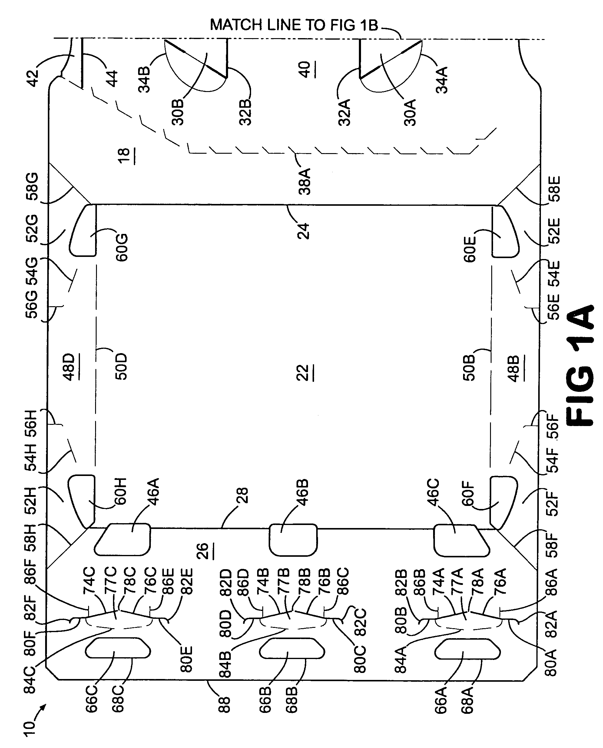 Flat primary and secondary locking system