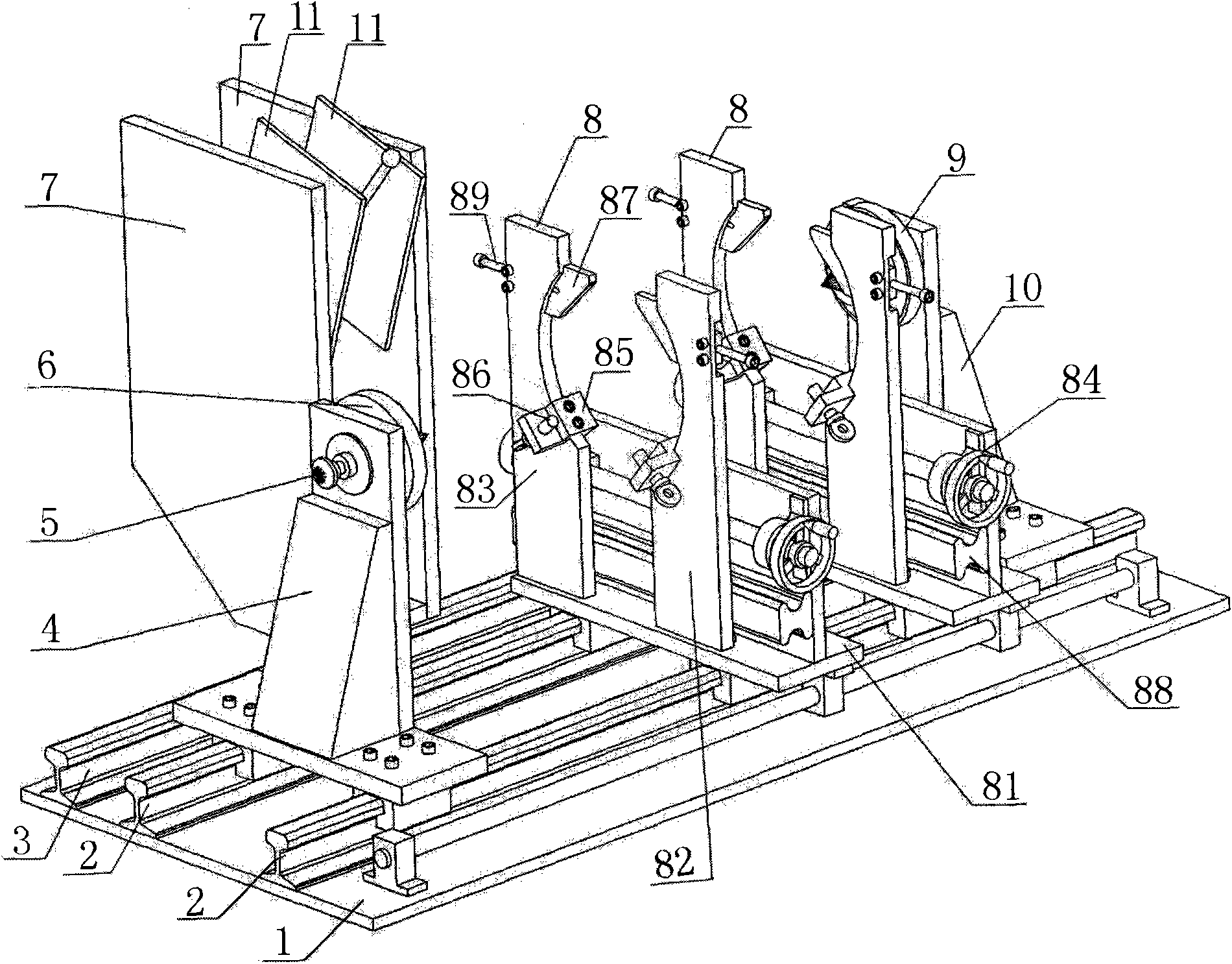 Silicon rod glue joint machine with single clamping bracket