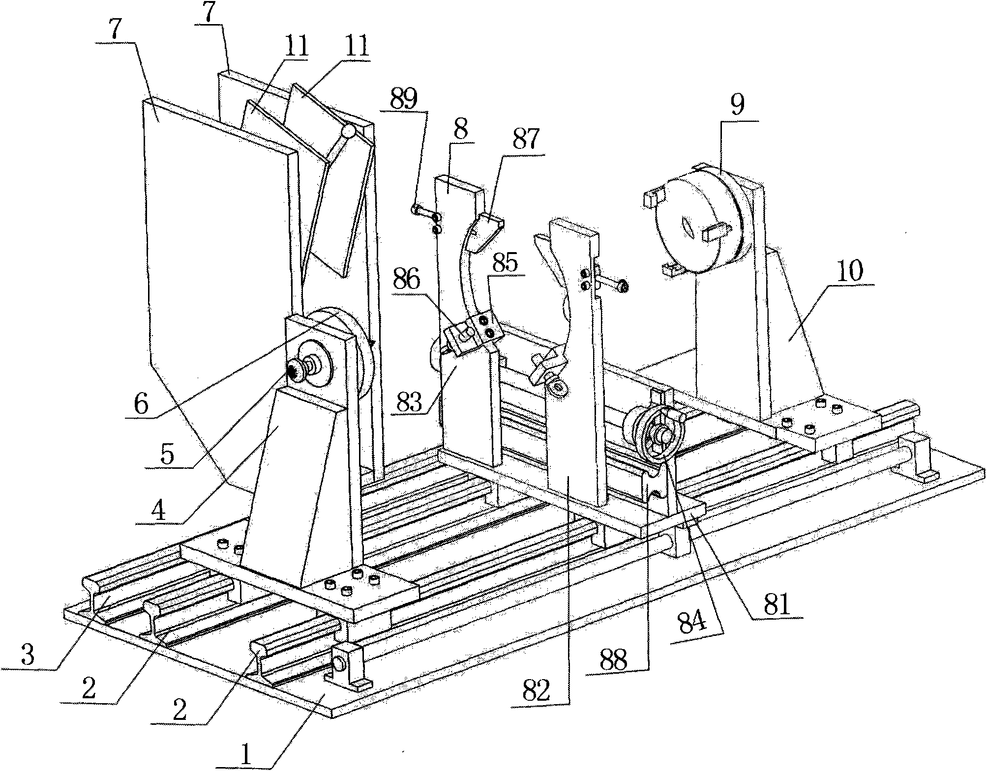 Silicon rod glue joint machine with single clamping bracket