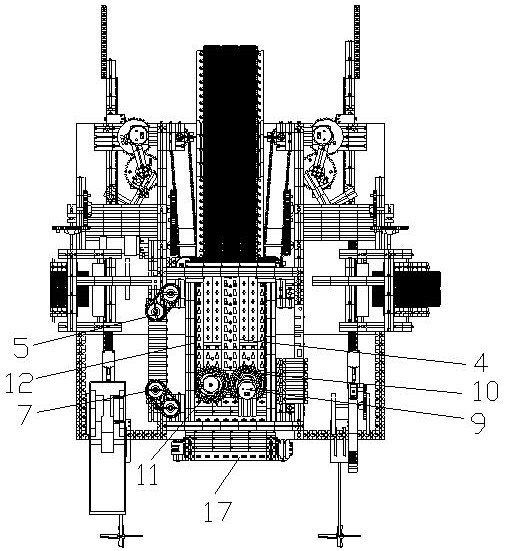 Pollutant treatment device of water surface sewage disposal boat