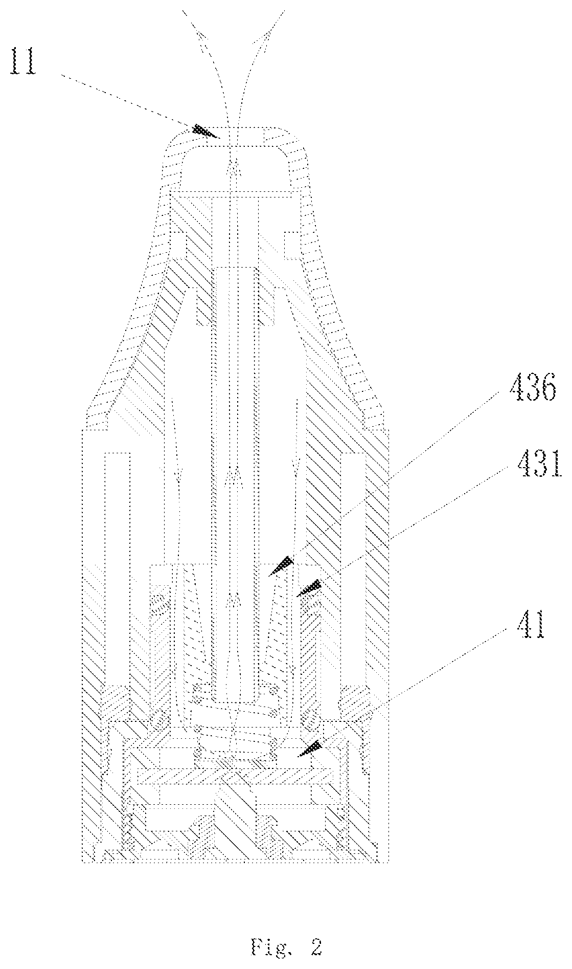 Electronic cigarette atomizing core and atomizer