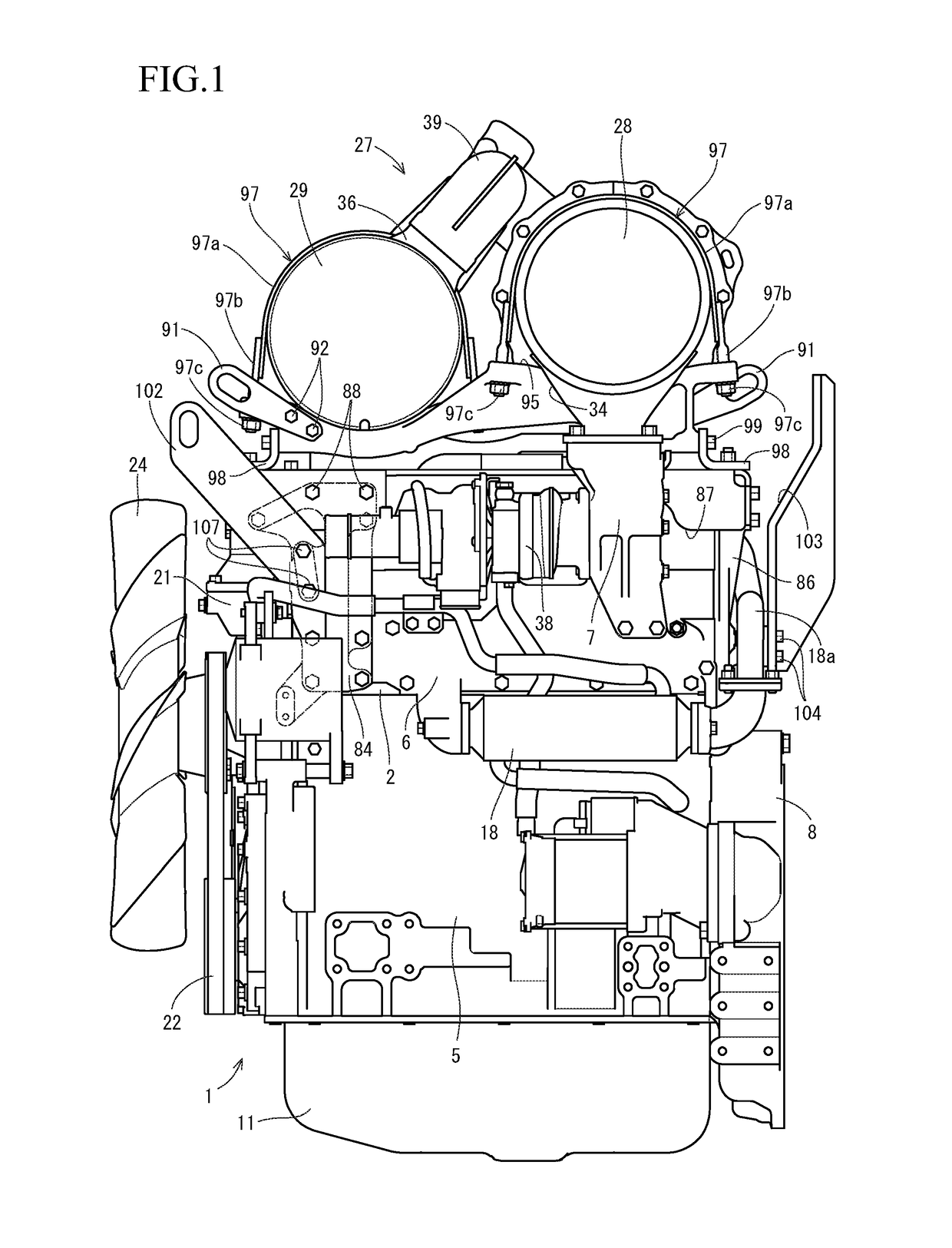 Engine device