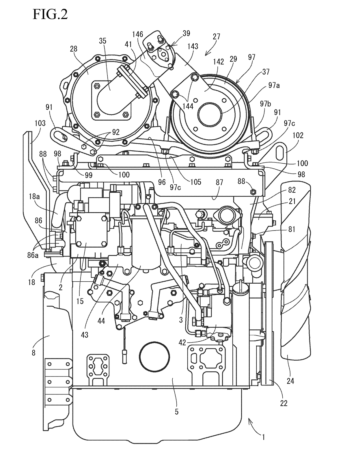 Engine device