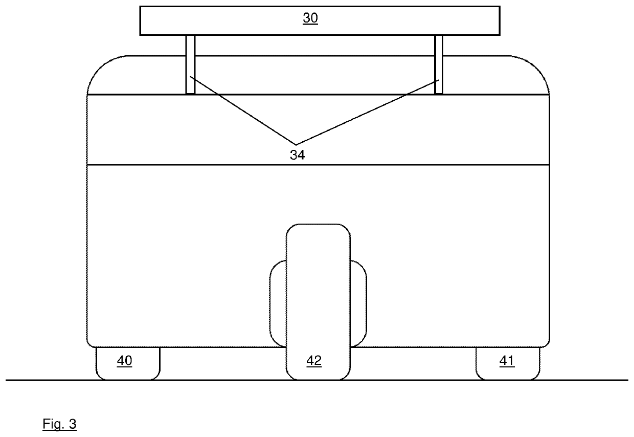 Enhanced vehicle efficiency using airfoil to raise rear wheels above road surface