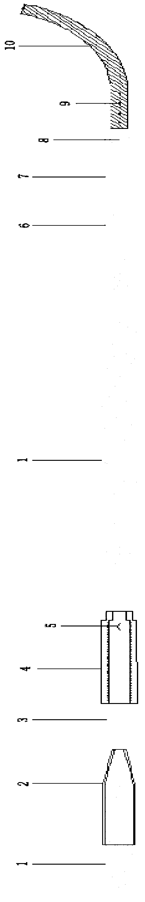 Hanging cable guiding device and method