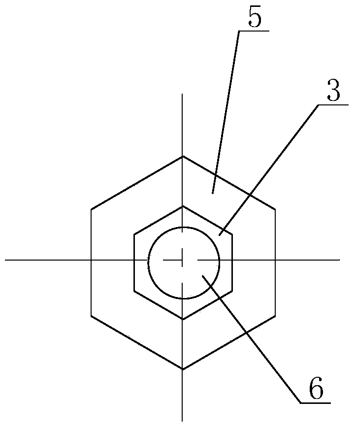 Special-shaped polygonal self-plugging rivet