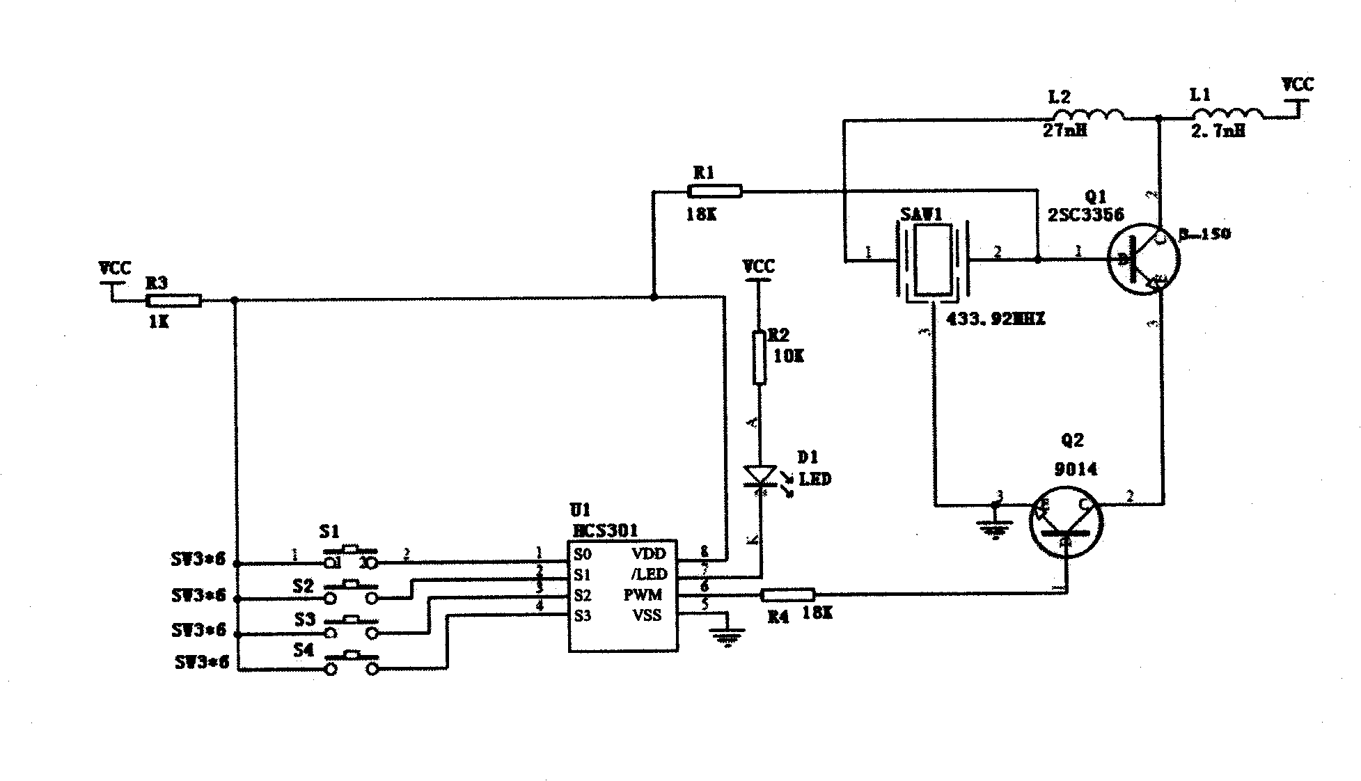 Method for controlling oil pipeline of vehicle and wireless concealed switch