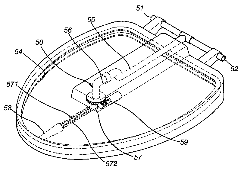 Automatic cleaning device for toilet bowl